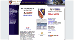 Desktop Screenshot of knightrealtyga.com